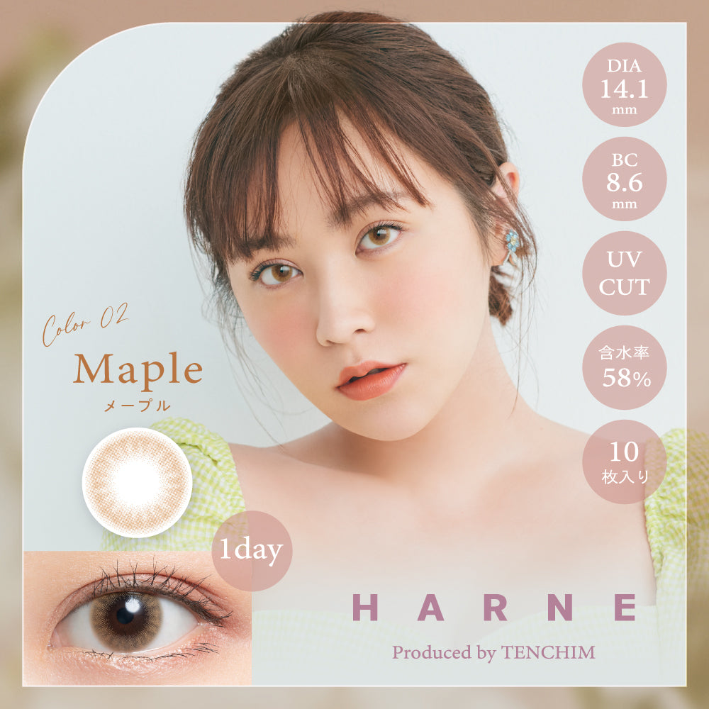 HARNE メープル モデル装用イメージ