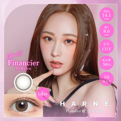 HARNE フィナンシェ モデル装用イメージ