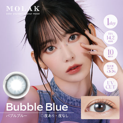 MOLAK バブルブルー モデル装用イメージ