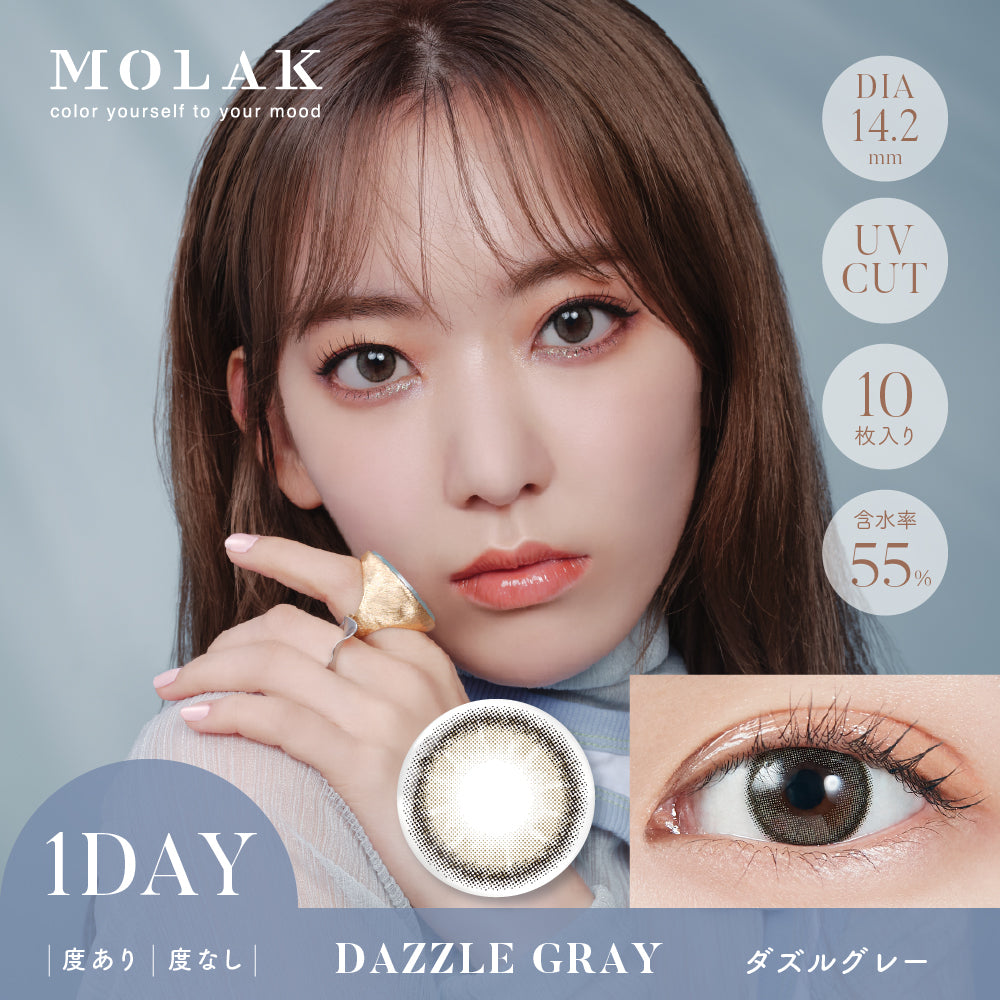 MOLAK ダズルグレー モデル装用イメージ