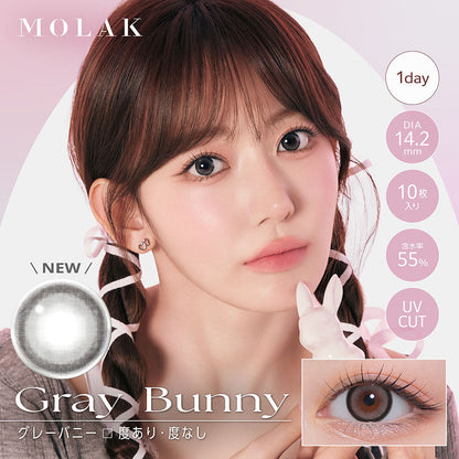 MOLAK グレーバニー モデル装用イメージ